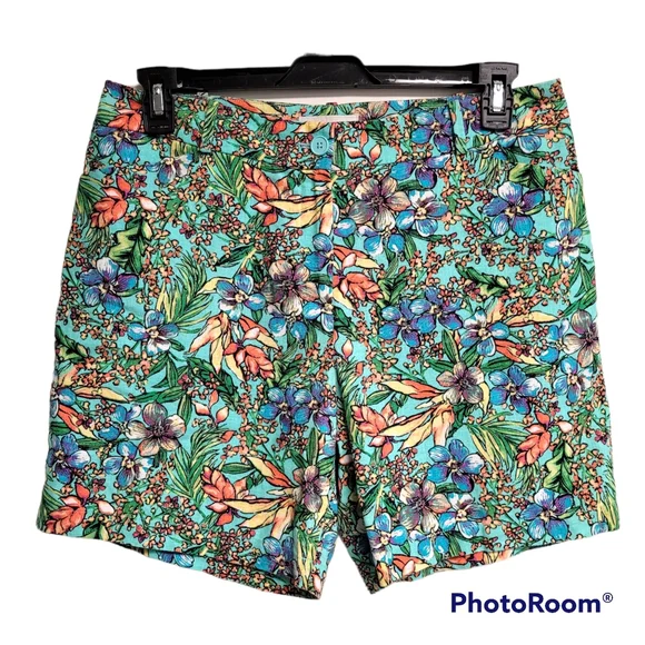 Talbots Floral Print Women Shorts - Picture 8 of 10